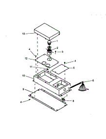 Fuse Box Assembly (Cak2h30w1 / P1131568nw) (Cak2t30w1 / P1131567nw) parts for Amana Electric Cooktop CAK2H30W1-P1131568NW from AppliancePartsPros.com