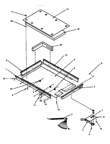 Heater Box Assembly parts for Amana Electric Cooktop CAK2T30E-P1131561N from AppliancePartsPros.com