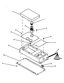 Fuse Box (Cak2t30e / P1131561n) (Cak2t30w / P1131561n) parts for Amana Electric Cooktop CAK2T30E-P1131561N from AppliancePartsPros.com