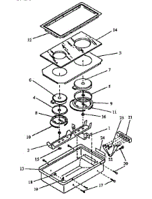 Solid Element Module parts for Amana Electric Cooktop CAKDE5E/P1131743NE from AppliancePartsPros.com