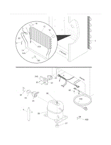 System parts for Crosley Refrigerator CALR17LW2 from AppliancePartsPros.com