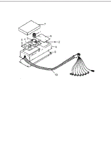 Fuse Box Assembly parts for Amana Electric Range CARDS801E-P1131925NE from AppliancePartsPros.com