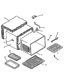 Oven Assy parts for Amana Electric Range CARH664E-P1142622NE from AppliancePartsPros.com