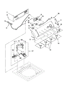 Console And Water Inlet Parts parts for Crosley Washer CAW12444XW1 from AppliancePartsPros.com