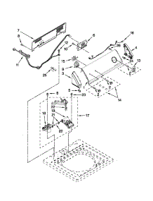 Controls And Water Inlet Parts parts for Crosley Washer CAW9244XQ1 from AppliancePartsPros.com