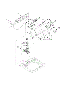 Controls And Water Inlet Parts parts for Crosley Washer CAW9352EW1 from AppliancePartsPros.com