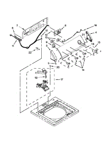 Controls And Water Inlet Parts parts for Crosley Washer CAW9444BW0 from AppliancePartsPros.com