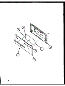 Panel parts for Amana Electric Range CBE24CBW/P1137945NW from AppliancePartsPros.com