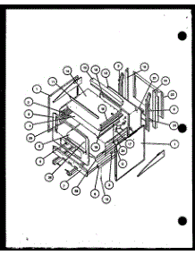 Main Body parts for Amana Electric Range CBE26FCW/P1137949NW from AppliancePartsPros.com