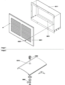 Cabinet / Image Only parts for Amana Heating Cooling Combined Unit CBK325C/P1201403R from AppliancePartsPros.com