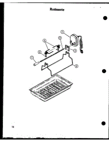 Rotisserie (Cc-5 / P27271-5S) parts for Amana Range CC-1/P27271-1S from AppliancePartsPros.com
