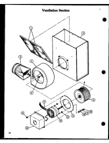 Ventilation Section (Akd-1 / P85558-1S) parts for Amana Range CC-3/P27271-3S from AppliancePartsPros.com