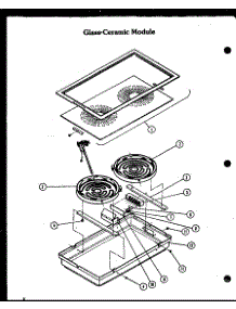Glass-Ceramic Module (Cc-2 / P27271-2S) (Cc-2 / P27271-8S) parts for Amana Range CC-6/P27271-6S from AppliancePartsPros.com