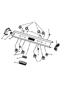 Control Panel Parts parts for Amana Electric Range CC12HRE1-P1133372N from AppliancePartsPros.com