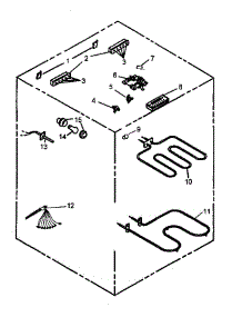 Electrical Components (Cards801e / P1131925ne) (Cards801e / P1131932ne) (Cards801e / P1131936ne) (Cards801ww / P1131925nww) (Cards801ww / P1131932nww) (Cards801ww / P1131936nww) parts for Amana Electric Range CC13E-P1133348N from AppliancePartsPros.com