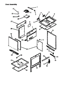 Panel Assembly parts for Amana Electric Range CC1EF-P1133354N from AppliancePartsPros.com