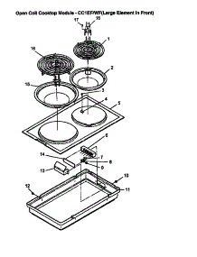 Op Coil Cookt Mod-Cc1ef / Wf(Lar E In Fr) (Cc1ef / P1133354n) (Cc1wf / P1133354n) parts for Amana Electric Range CC1WF-P1133354N from AppliancePartsPros.com