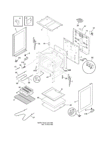 Body parts for Crosley Electric Range CCRE312GWWC from AppliancePartsPros.com