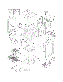 Body parts for Crosley Electric Range CCRE350GWWC from AppliancePartsPros.com