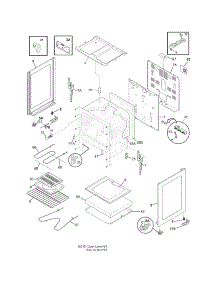 Body parts for Crosley Electric Range CCRE3530LBB from AppliancePartsPros.com