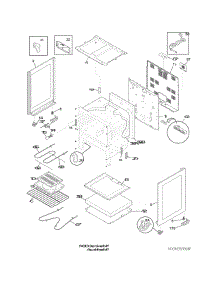 Body parts for Crosley Electric Range CCRE3530LWG from AppliancePartsPros.com