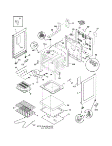 Body parts for Crosley Electric Range CCRE360GSSA from AppliancePartsPros.com