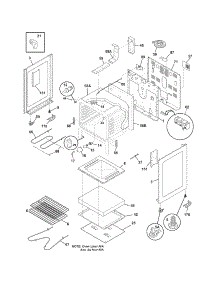 Body parts for Crosley Electric Range CCRE360GSSB from AppliancePartsPros.com