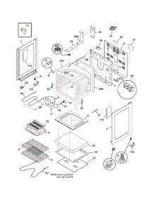 Body parts for Crosley Electric Range CCRE360GWWA from AppliancePartsPros.com