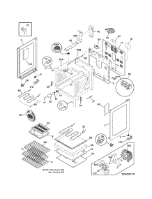 Body parts for Crosley Electric Range CCRE380GSSA from AppliancePartsPros.com