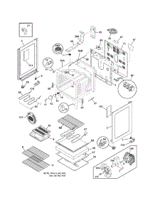 Body parts for Crosley Electric Range CCRE380GWWA from AppliancePartsPros.com