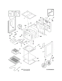 Body parts for Crosley Electric Range CCRE3860LBA from AppliancePartsPros.com