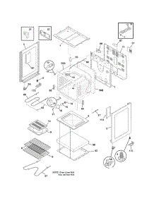 Body parts for Crosley Electric Range CCRE3860LBB from AppliancePartsPros.com