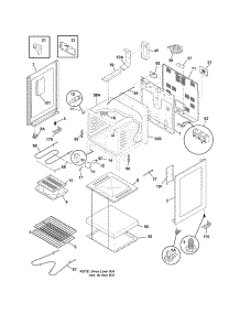 Body parts for Crosley Electric Range CCRE3870MSA from AppliancePartsPros.com