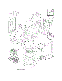 Body parts for Crosley Electric Range CCRE3880LSB from AppliancePartsPros.com