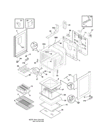 Body parts for Crosley Electric Range CCRE3880LWA from AppliancePartsPros.com