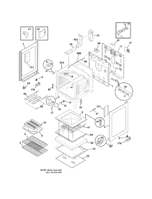 Body parts for Crosley Electric Range CCRE3880LWB from AppliancePartsPros.com