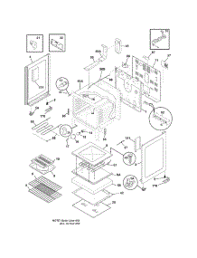 Body parts for Crosley Electric Range CCRE3880LWC from AppliancePartsPros.com