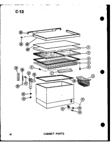 Cabinet Parts (Cd7 / P60212-62W) (Cd7-C / P60212-62Wc) (Cd7-Ag / P60212-62Wg) (Cd7-A / P60212-62Wa) (Cd7 / P60212-78W) (Cd7-C / P60212-78Wc) (Cd7-Ag / P60212-78Wg) (Cd7-A / P60212-78Wa) (C7 / P60212-63W) (C7-C / P60212-63Wc) (C7-Ag / P60212-63Wg) (C7-A / P60212-63Wa) (C7-C / P6021 parts for Amana Chest Freezer CD7-A/P60212-62WA from AppliancePartsPros.com