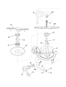 Motor & Pump parts for Crosley Dishwasher CDB400KB1B from AppliancePartsPros.com