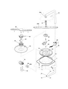 Motor & Pump parts for Crosley Dishwasher CDB500CGS1 from AppliancePartsPros.com