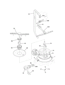 Motor & Pump parts for Crosley Dishwasher CDB900NS0A from AppliancePartsPros.com