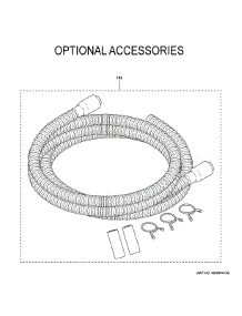 Optional Accessories parts for Ge Dishwasher CDD420P2T0S1 from AppliancePartsPros.com
