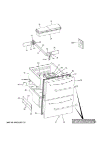 Doors & Drawers parts for Ge Refrigerator CDE06RP2NAS1 from AppliancePartsPros.com
