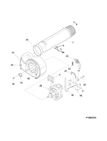 Motor / Fan parts for Crosley Dryer CDE7400QW0 from AppliancePartsPros.com