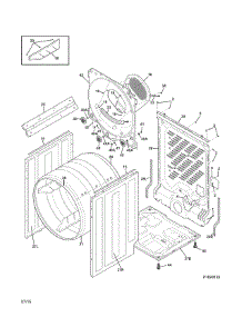 Cabinet / Drum parts for Crosley Dryer CDE7400QW1 from AppliancePartsPros.com