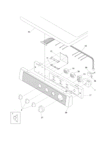 Controls / Top Panel parts for Crosley Dryer CDG2000FW1 from AppliancePartsPros.com