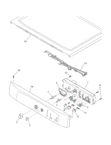 Controls / Top Panel parts for Crosley Dryer CDG4000FW1 from AppliancePartsPros.com