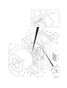 Cabinet / Drum parts for Crosley Dryer CDG4000HW1 from AppliancePartsPros.com