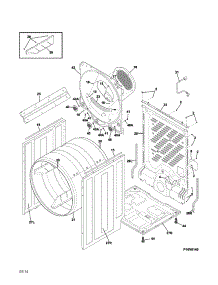 Cabinet / Drum parts for Crosley Dryer CDG4701QW0 from AppliancePartsPros.com