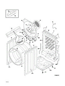 Cabinet / Drum parts for Crosley Dryer CDG7700LW1 from AppliancePartsPros.com